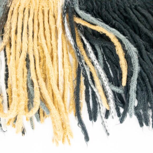 Cejon Brown Black White Striped Soft Scarf Unisex Men Women One Size - Picture 4 of 14